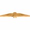 Ekena Millwork Eugene Rough Sawn Timber Gable Bracket, Western Red Cedar, 36"W x 6"H x 2"D x 4"F, 4/12 Pitch GBW036X06X0204EUG00RWR - alternate 5